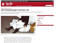 Bild zum Artikel: Arbeitslose Akademiker : 400 Bewerbungen und kein Job