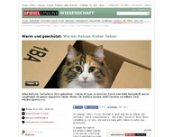 Bild zum Artikel: Warm und geschützt: Warum Katzen Kisten lieben