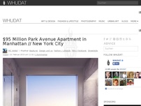 Bild zum Artikel: $95 Million Park Avenue Apartment in Manhattan // New York City
