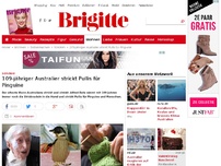 Bild zum Artikel: 109-jähriger Australier strickt für Pinguine und Frühchen
