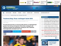 Bild zum Artikel: Paukenschlag: Reus verlängert beim BVB