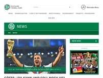 Bild zum Artikel: Götze: 'Da kann und soll noch viel folgen'