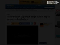 Bild zum Artikel: Harry Potter-Supercut zeigt euch Snapes gesamte Geschichte