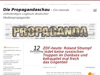 Bild zum Artikel: ZDF-heute: Roland Strumpf findet keine russischen Truppen im Donbass und behauptet mal frech das Gegenteil