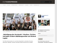 Bild zum Artikel: „Beleidigung des Verstands“: Muslime, Christen und Juden fordern Abbildungsverbot von Richard Lugner