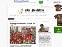 Bild zum Artikel: Norddeutschland akzeptiert 'Karneval' als Asylgrund