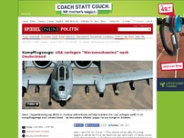 Bild zum Artikel: Kampfflugzeuge: USA verlegen 'Warzenschweine' nach Deutschland