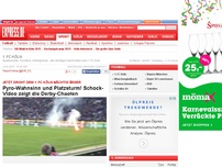 Bild zum Artikel: Ärger für den 1. FC Köln - Pyro-Chaoten beim Derby – jetzt droht der Fan-Ausschluss!