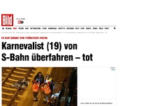 Bild zum Artikel: Er kam gerade vom Umzug - Karnevalist (19) von S-Bahn überfahren – tot