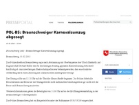 Bild zum Artikel: POL-BS: Braunschweiger Karnevalsumzug abgesagt