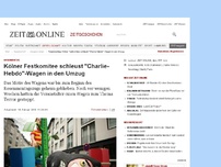Bild zum Artikel: Rosenmontag: 
  Kölner Festkomitee schleust 'Charlie Hebdo'-Wagen in den Umzug