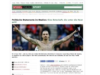 Bild zum Artikel: Politische Statements im Stadion: Eine Botschaft, die unter die Haut geht