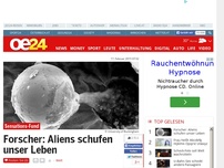 Bild zum Artikel: Forscher: Aliens schufen Leben auf der Erde