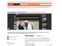 Bild zum Artikel: Islamgelehrter über die Erde: Und sie dreht sich doch nicht