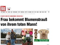 Bild zum Artikel: Vor Krebs-Tod bestellt - Blumenstrauß von totem Ehemann