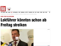 Bild zum Artikel: GDL-Beratungen - Kommt der 100-Stunden-Streik?