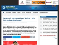 Bild zum Artikel: Hamann rät Lewandowski zum Wechsel – kein Platz im Guardiola-System?