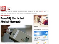 Bild zum Artikel: Über 4,5 Promille! - Frau (57) überfordert Alkohol-Messgerät