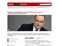 Bild zum Artikel: Muslime in Deutschland: CDU-Politiker Spahn warnt vor 'importiertem Antisemitismus'