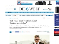 Bild zum Artikel: Guido Wolf: 'Ich fühle mich von Frauen mit Burka ausgestoßen'