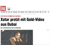 Bild zum Artikel: Nach der Haft - Xatar protzt mit Gold-Video