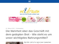 Bild zum Artikel: Die Wahrheit über das Geschäft mit dem gedopten Brot – Wie steht es um unser wichtigstes Nahrungsmittel?