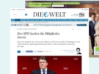Bild zum Artikel: Kleine Volkspartei: Der SPD laufen die Mitglieder davon