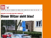 Bild zum Artikel: So ein Müll - Dieser Blitzer sieht blau!