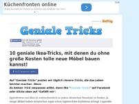 Bild zum Artikel: 10 geniale Ikea-Tricks, mit denen du ohne große Kosten tolle neue Möbel bauen kannst!