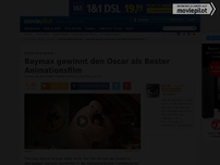 Bild zum Artikel: Baymax gewinnt den Oscar als Bester Animationsfilm