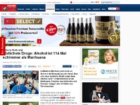 Bild zum Artikel: Deutsche Studie - Alkohol ist 114 Mal tödlicher als Marijuana