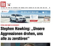 Bild zum Artikel: Stephen Hawking - Physik-Genie warnt vor Aggressionen