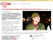Bild zum Artikel: Shitstorm gegen Dresdner Unternehmer nach PEGIDA-Rede