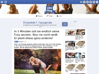 Bild zum Artikel: In 5 Minuten soll sie endlich seine Frau werden. Was sie nicht weiß: Er hat einen geheimen Plan. OMG