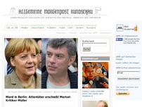 Bild zum Artikel: Mord in Berlin: Attentäter erschießt Merkel-Kritiker Müller