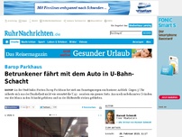 Bild zum Artikel: Betrunkener fährt mit dem Auto in U-Bahn-Schacht