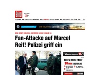 Bild zum Artikel: BVB gegen Schalke - Fan-Attacke auf Marcel Reif! Polizei griff ein