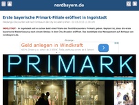 Bild zum Artikel: Erste bayerische Primark-Filiale eröffnet in Ingolstadt