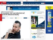 Bild zum Artikel: 'Hoffe, Personenschützer sind gut' - Schauspieler Jan Leyk ruft zu Gewalt gegen Edathy auf