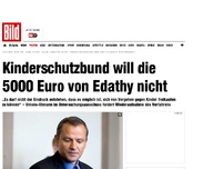 Bild zum Artikel: 5000 Euro abgelehnt - Kinderschutzbund will Edathys Geld nicht