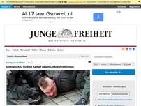Bild zum Artikel: Sachsen: AfD fordert Kampf gegen Linksextremismus