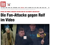 Bild zum Artikel: Mit Bier überschüttet - Die Fan-Attacke gegen Reif im Video