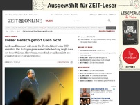 Bild zum Artikel: Andreas Kümmert:
Dieser Mensch gehört Euch nicht