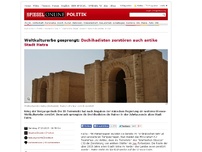 Bild zum Artikel: Weltkulturerbe gesprengt: Dschihadisten zerstören auch antike Stadt Hatra