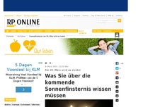 Bild zum Artikel: Am 20. März wird es dunkel - Was Sie über die kommende Sonnenfinsternis wissen müssen