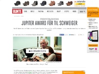 Bild zum Artikel: Preisverleihung - Jupiter Award für Til Schweiger
