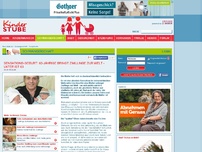 Bild zum Artikel: Sensations-Geburt: 60-Jährige bringt Zwillinge zur Welt - Vater ist 63 - Kinderstube.de