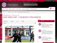 Bild zum Artikel: 'Bin optimistisch':'Hop oder Top' - FCB bereit für Donezk
