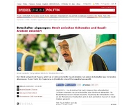 Bild zum Artikel: Botschafter abgezogen: Streit zwischen Schweden und Saudi-Arabien eskaliert