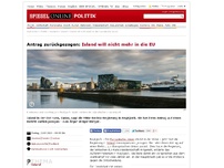 Bild zum Artikel: Antrag zurückgezogen: Island will nicht mehr in die EU
